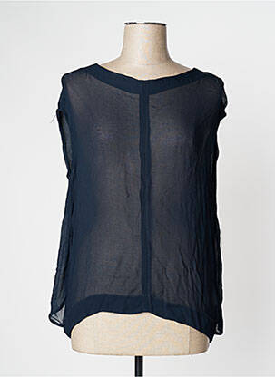 Top albastru UNO PIU UNO femeie