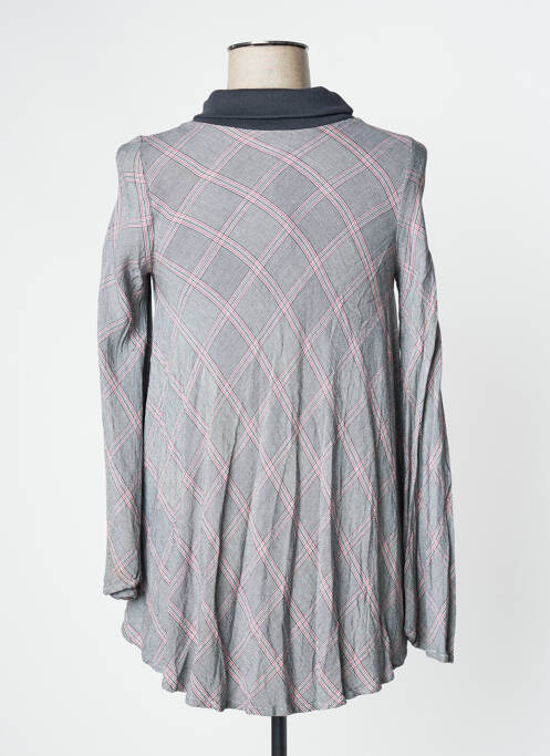 Pulover cu guler înalt negru LS femeie