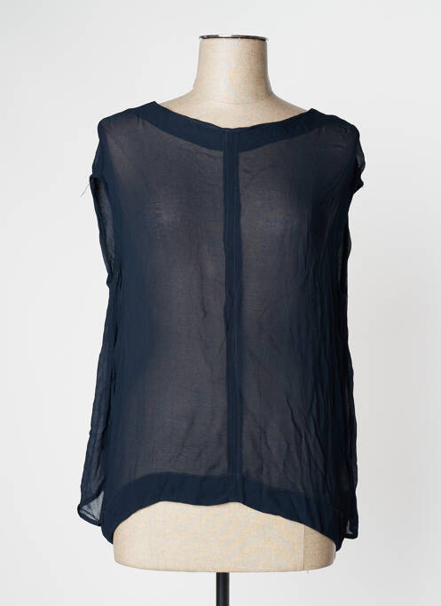 Top albastru UNO PIU UNO femeie