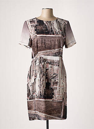 Rochie midi gri CRISTINA GAVIOLI femeie