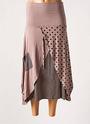 Fustă midi maro G!OZE femeie