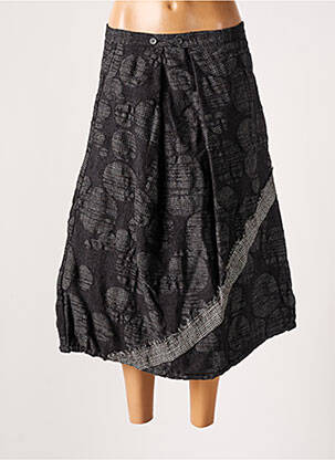 Fustă midi negru ELEMENTE CLEMENTE femeie