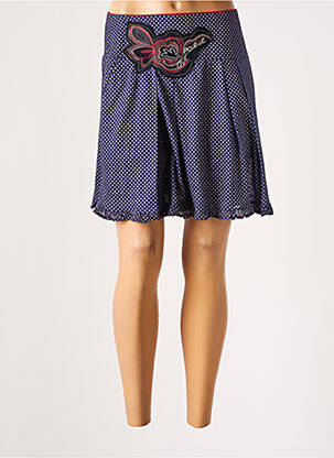Fustă scurtă albastru POUPEE CHIC femeie