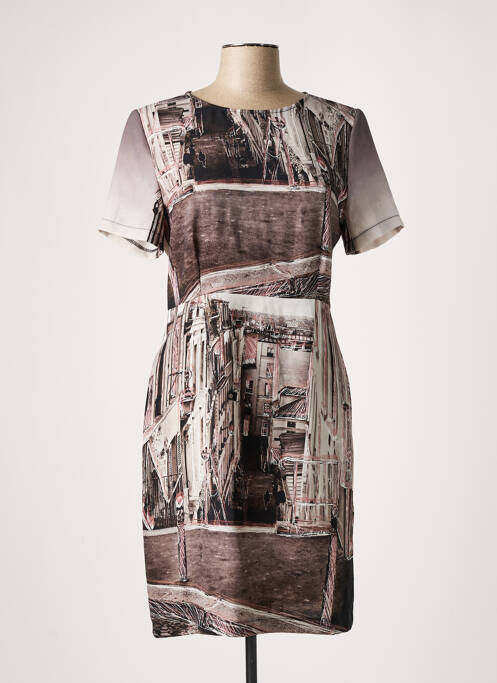 Rochie midi gri CRISTINA GAVIOLI femeie