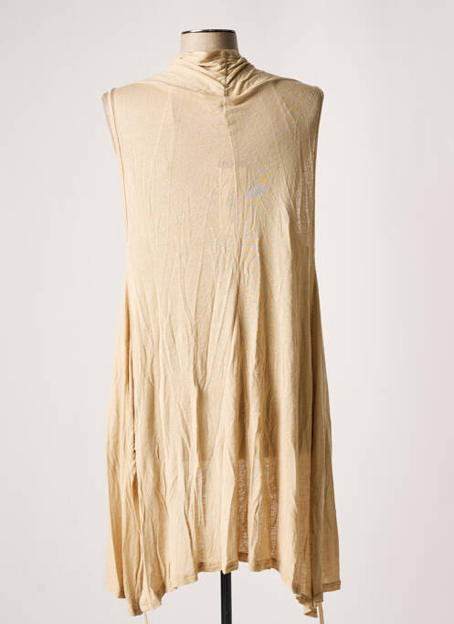 Vestă fără mâneci bej G!OZE femeie