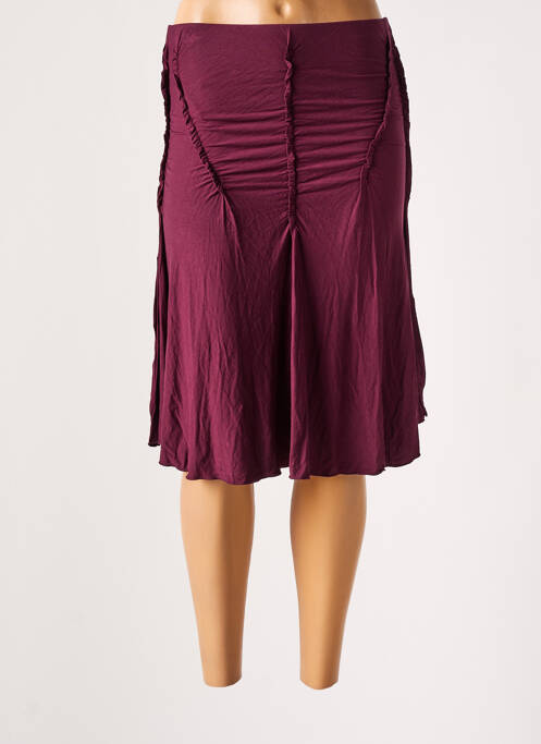 Fustă midi croială evazată violet BOHEMIA femme