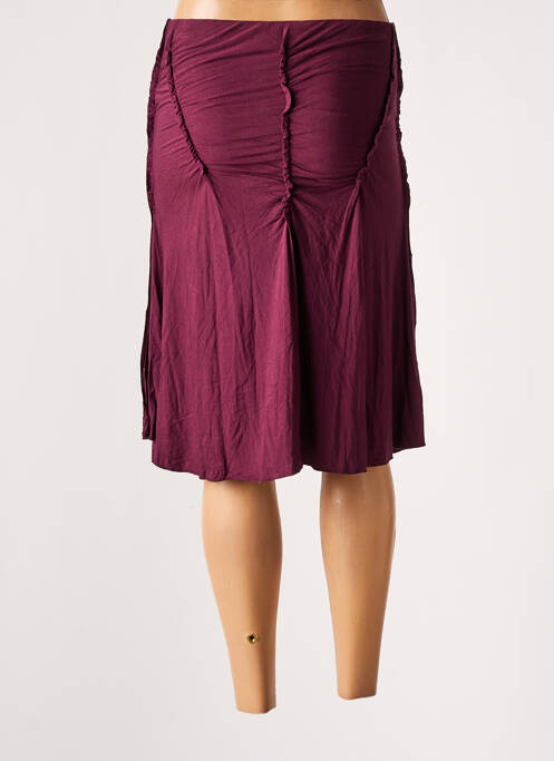 Fustă midi croială evazată violet BOHEMIA femme