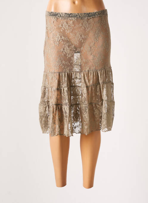 Fustă midi gri G!OZE femeie