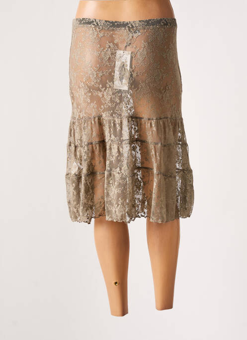 Fustă midi gri G!OZE femeie