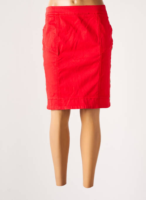 Fustă midi roșu GARELLA femeie