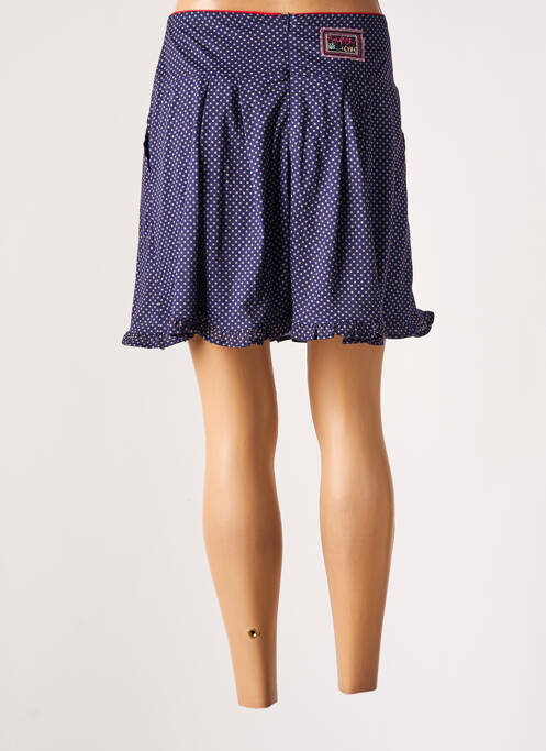 Fustă scurtă albastru POUPEE CHIC femeie
