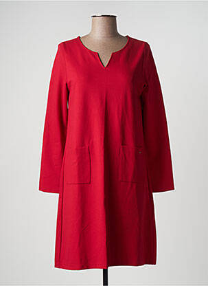 Rochie midi roșu MALOKA femeie