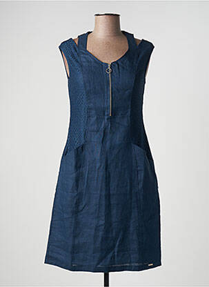 Rochie midi albastru MALOKA femeie