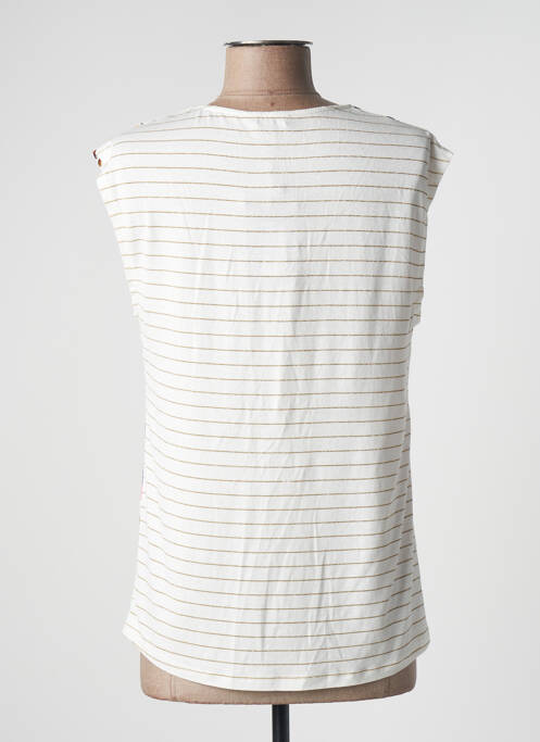 Top alb MAE MAHE femeie