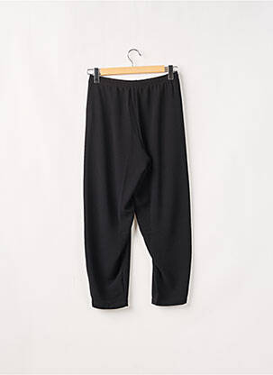 Pantalon larg țesătură crep talie înaltă negru G!OZE femeie