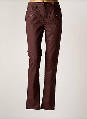 Pantalon slim țesătură acoperită mărime normală roșu LEE COOPER femeie