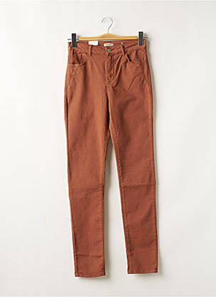 Pantalon slim maro KANOPE femeie