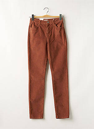 Pantalon slim maro KANOPE femeie