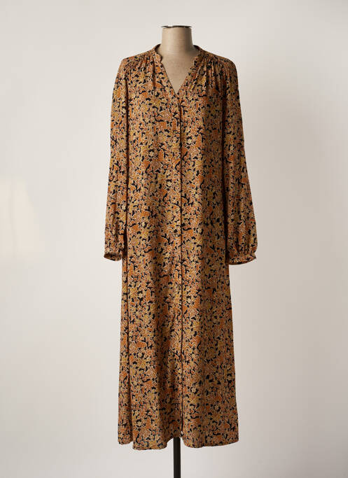 Rochie lungă maro KANOPE femeie