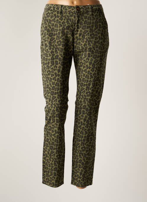 Pantalon chino verde KANOPE femeie