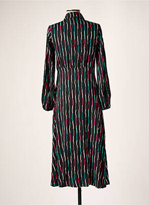 Rochie midi mâneci lungi mâneci lungi negru COMPAÑIA FANTASTICA femeie