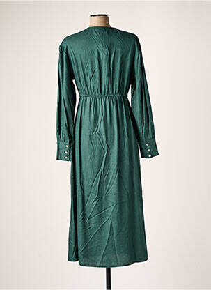 Rochie midi mâneci lungi mâneci lungi verde AN' GE femeie