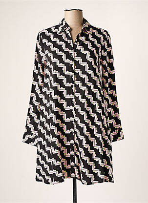 Rochie scurtă mâneci lungi mâneci lungi negru COMPAÑIA FANTASTICA femme