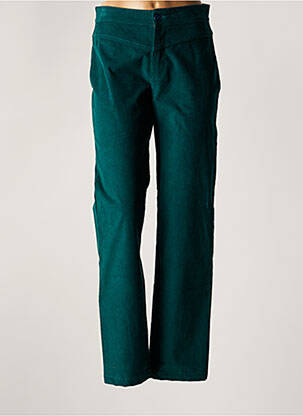 Pantalon drept verde PRINCESSE NOMADE femeie