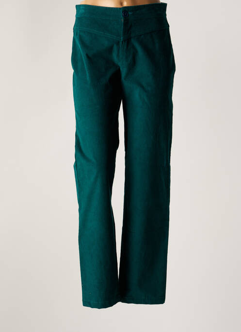 Pantalon drept verde PRINCESSE NOMADE femeie