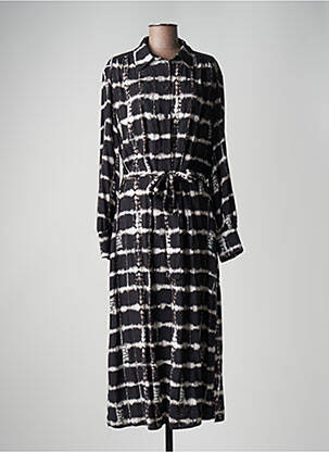 Rochie lungă mâneci lungi mâneci lungi negru PLEASE femeie