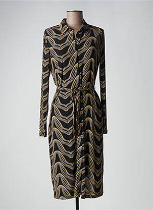 Rochie midi negru GEISHA femeie