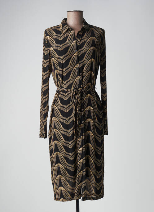 Rochie midi negru GEISHA femeie