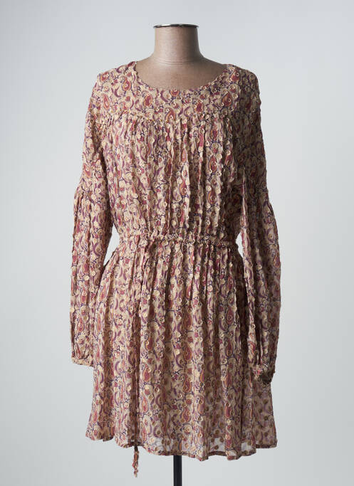 Rochie scurtă bej NEKANE femeie