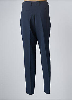 Pantalon slim țesătură poplin mărime normală albastru GEISHA femeie