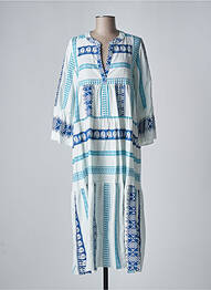 Rochie lungă mâneci lungi mâneci lungi albastru VALERIE KHALFON femeie
