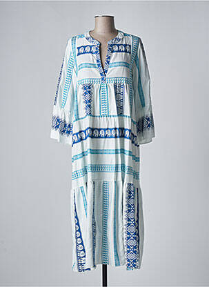 Rochie lungă albastru VALERIE KHALFON femeie