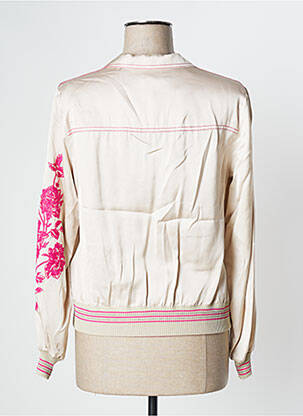 Jachete casual buzunare bej TRICOT CHIC femeie