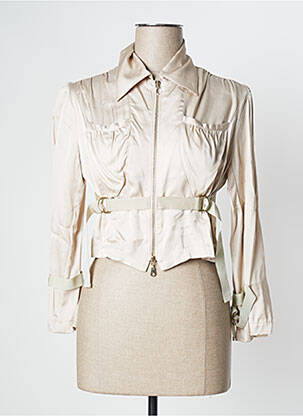 Jachete casual bej TRICOT CHIC femeie