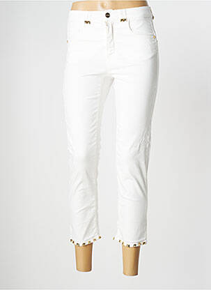 Pantalon trei sferturi bej ANGELO MARANI femeie