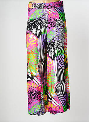 Pantalon larg roz FRACOMINA femeie