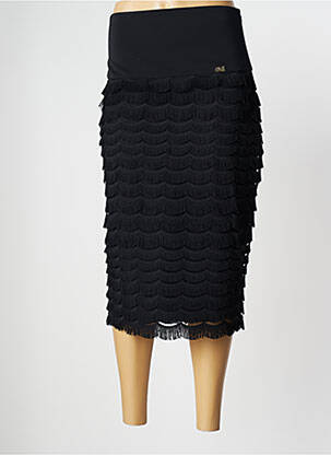 Fustă midi negru CAVALLI femeie