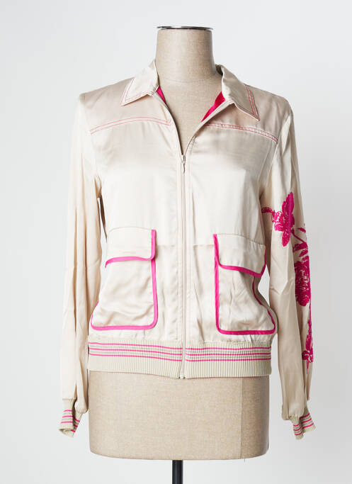 Jachete casual bej TRICOT CHIC femeie