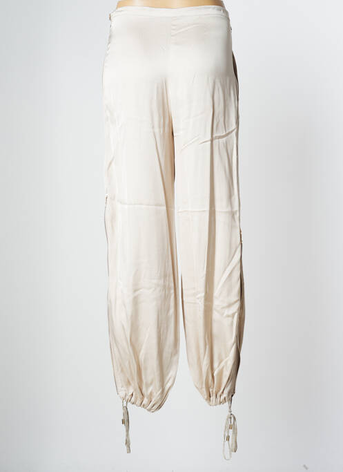 Pantalon drept bej TRICOT CHIC femeie