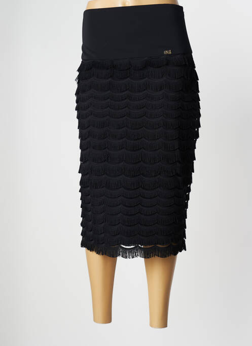 Fustă midi negru CAVALLI femeie
