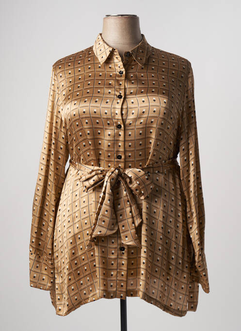 Tunică mâneci lungi maro MARINA RINALDI femeie