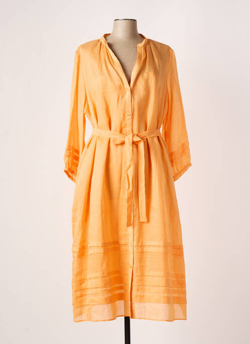 Rochie lungă portocaliu MARINA RINALDI femeie