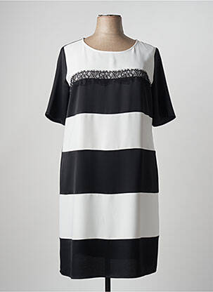 Rochie midi mâneci scurte mâneci scurte negru PERSONA BY MARINA RINALDI femeie