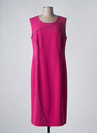 Rochie midi fără mâneci fără mâneci roz MARINA RINALDI femeie