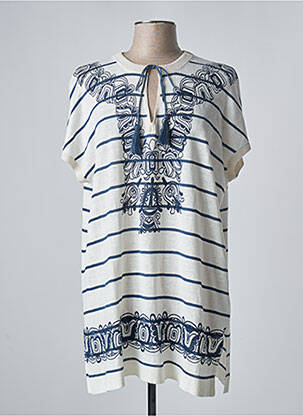 Tunică mâneci scurte alb MARINA SPORT femeie