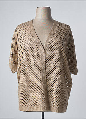 Vestă cu mâneci scurte bej PERSONA BY MARINA RINALDI femeie